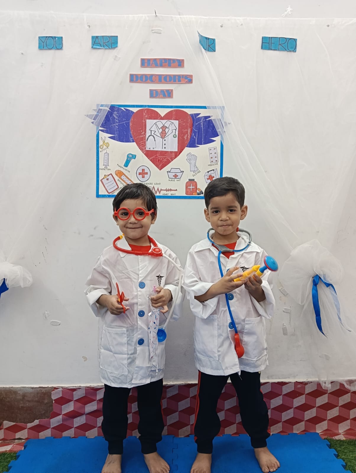 Zenith Kids children participating in a Doctor's Day activity